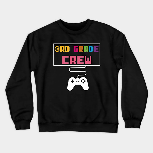 3rd Grade Crew Teacher gift Crewneck Sweatshirt by Daimon